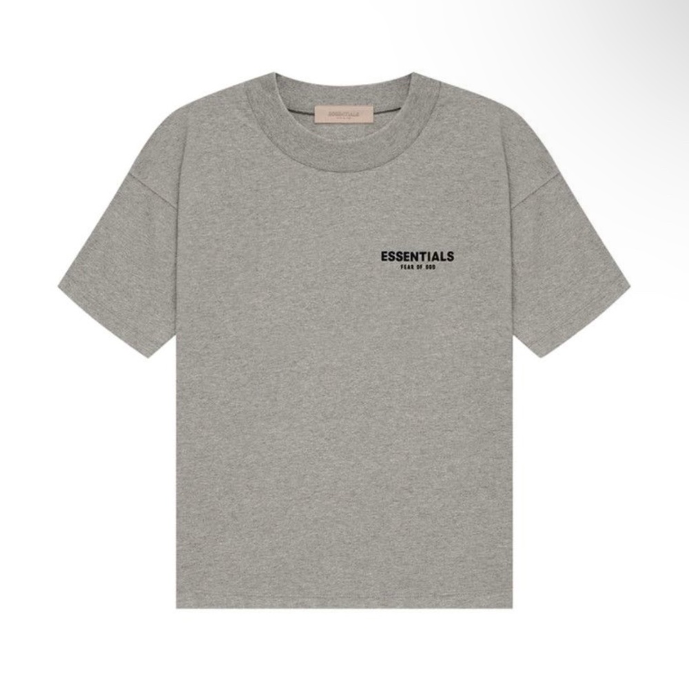 Fear of god essentials tee “dark oatmeal”
